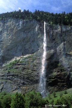 Classic Swiss Waterfall