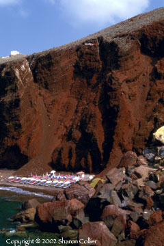 Red Volcanic Beach