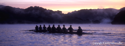 Cal Crew at Sunrise Workout