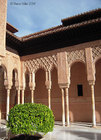 Patio de los Leones at the Alhambra,Spain