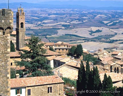 Montalcino and the Crete